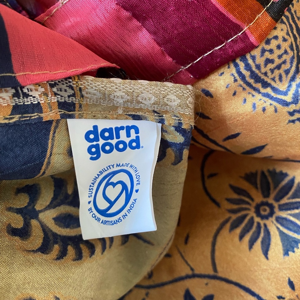 Darn Good Yarn Sari Wrap Skirt - Picture 6 of 6